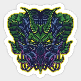 Devil Mask Sticker